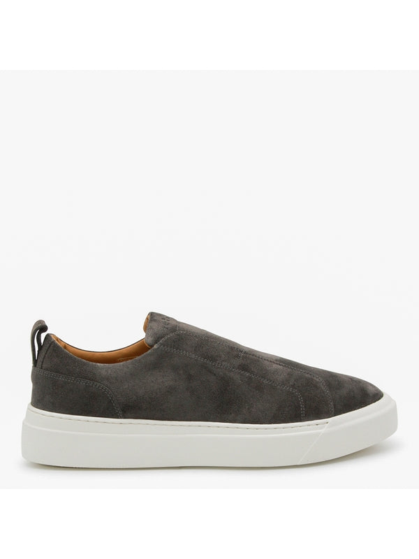 Kiton Grey Low Top Sneakers