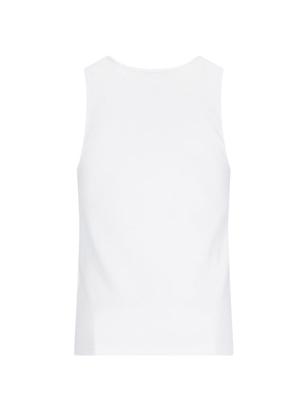 Anchor Logo Cotton Sleeveless Top