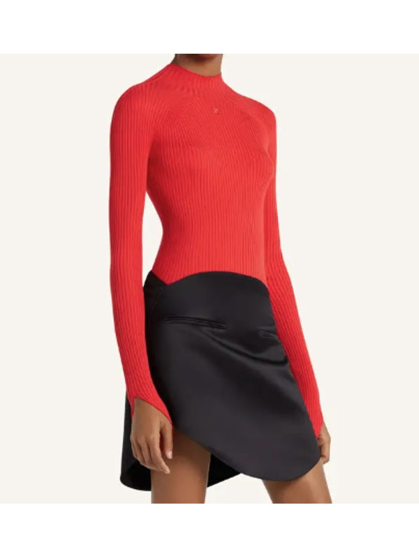 Courrèges Red Knitted