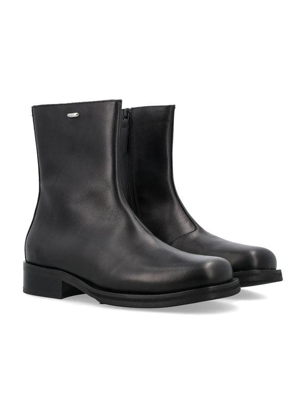 CamiOn Leather Ankle Boots