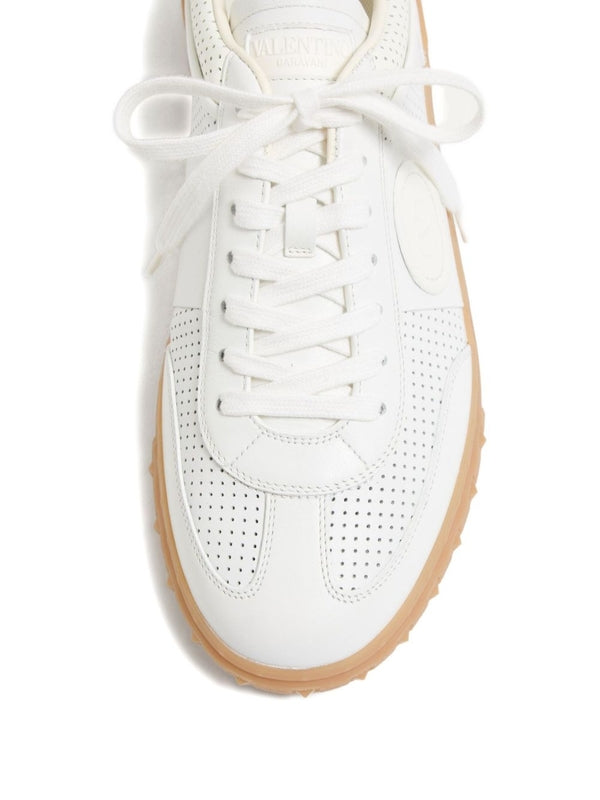 Valentino White Low Top Sneakers