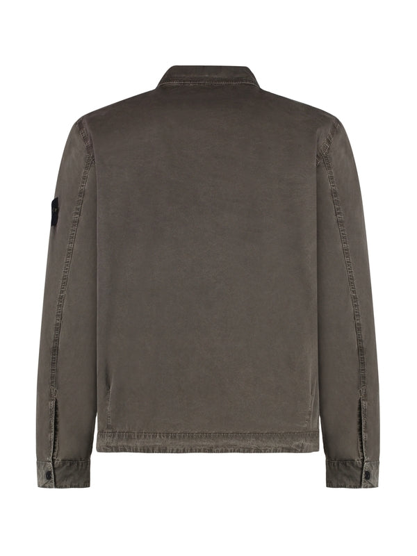 Wappen Patch Cotton Zip-up Jacket