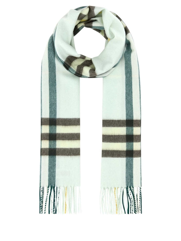 Check Cashmere Scarf