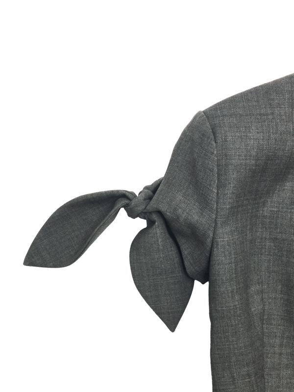 Slant Collar Fitted Blouse Top