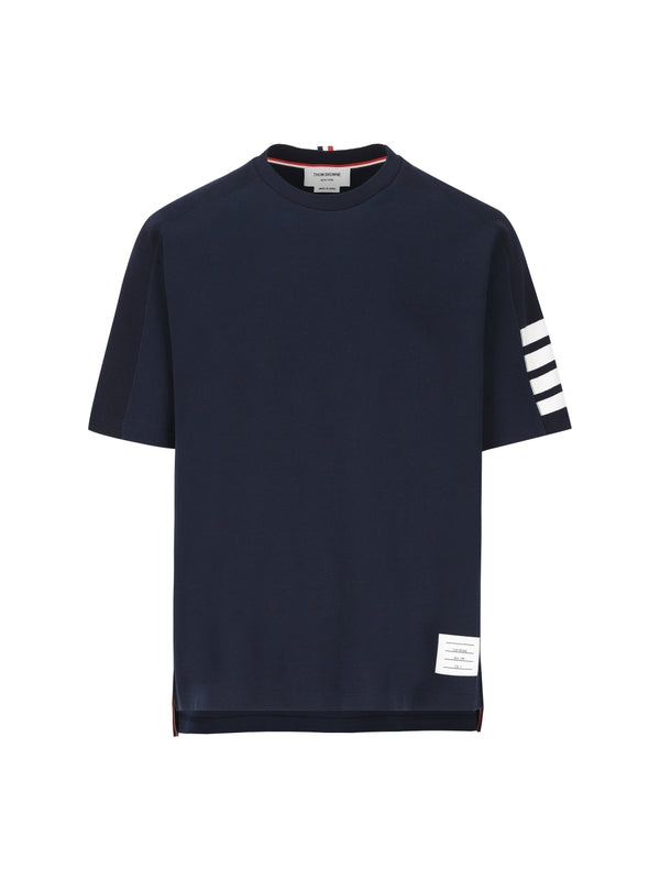 4-Bar Cotton Short Sleeve T-shirt