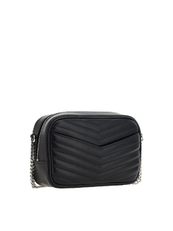SAINT LAURENT - Lou Quilting Leather Mini Crossbody Bag - Jente