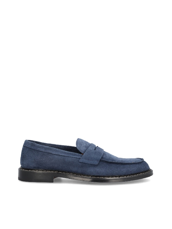Suede Penny Loafers