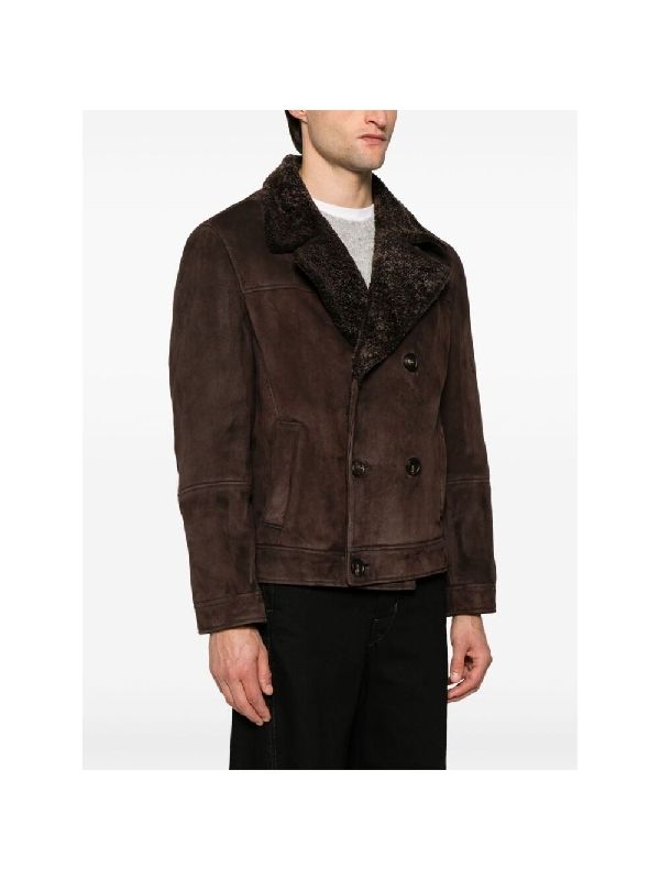 Double-breasted Shearling Jacket