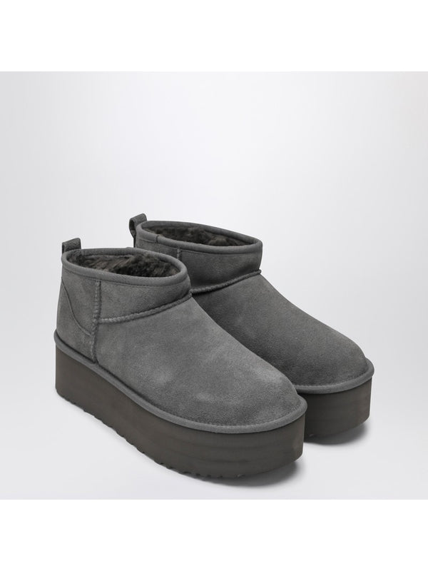 Ugg Grey Ankle Boots