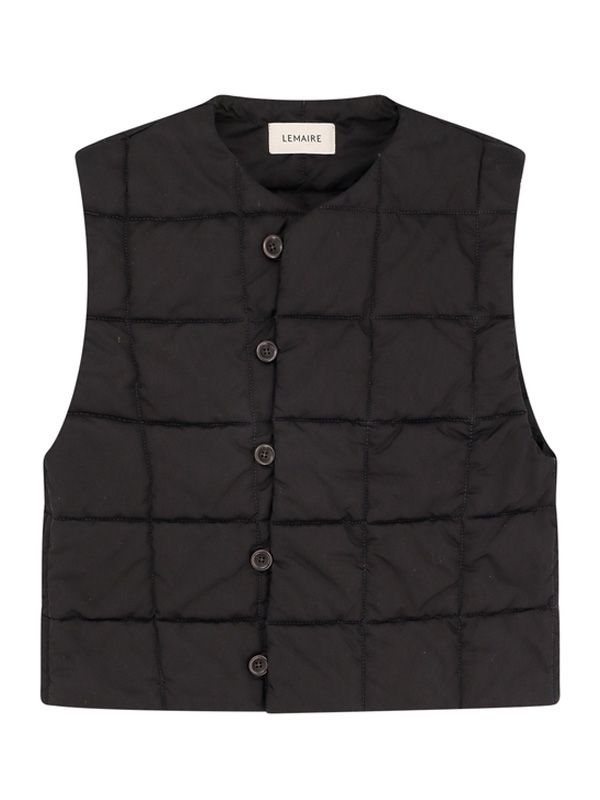 Wadded Quilted Padded Vest