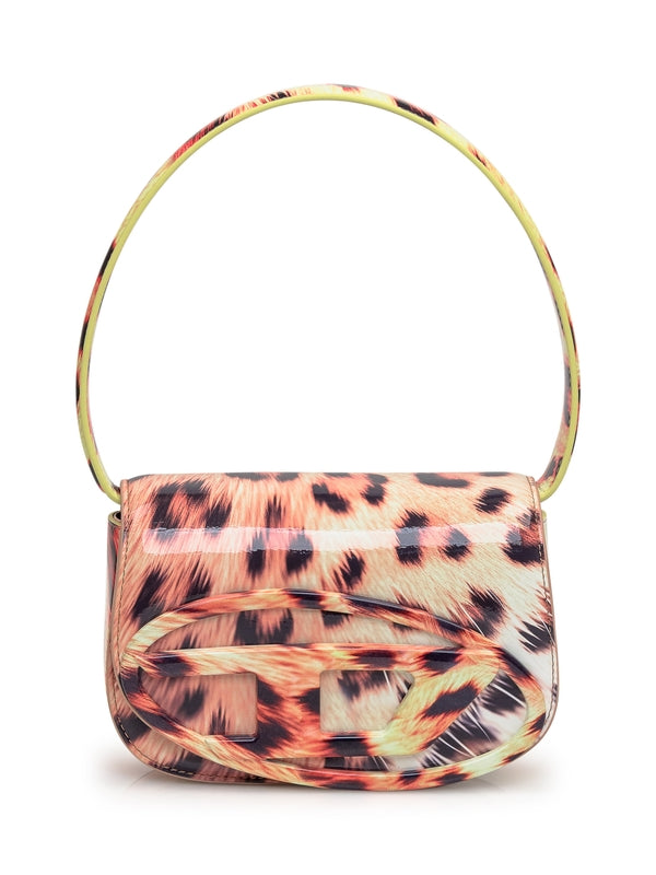 1dr Logo Leopard Pattern Tote Bag