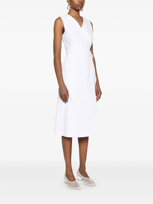 Theory White Midi Dress