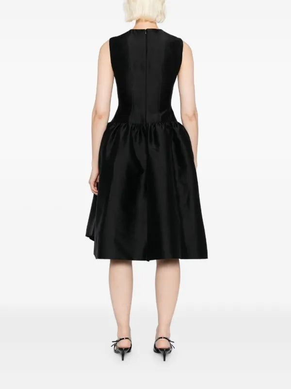 shushu/tong Black Midi Dress
