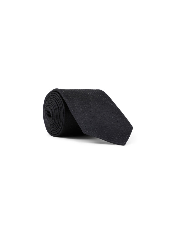 Black Silk Necktie