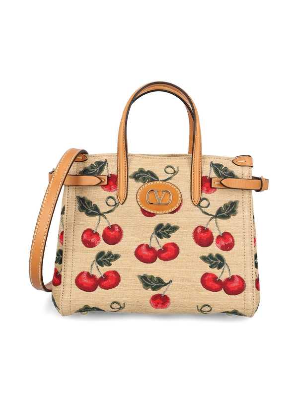 Antibes Embroidered Cotton Tote Bag