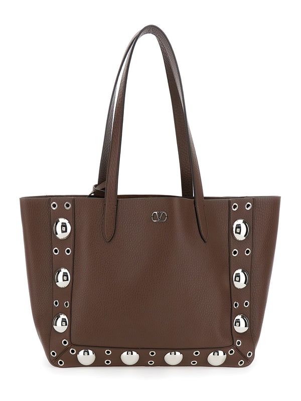 Valentino Brown Tote Bags