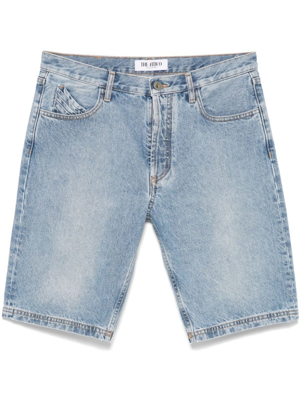 Back Logo
  Patch Denim Bermuda Shorts