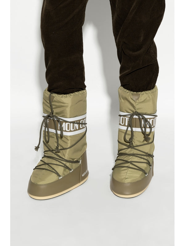 Icon Logo Lace-Up Boots