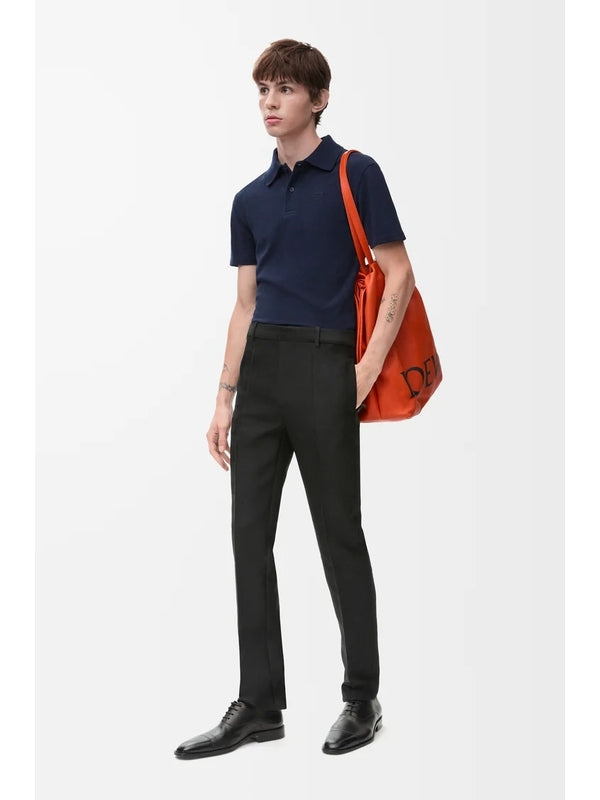 Anagram Logo Embroidered Polo Shirt