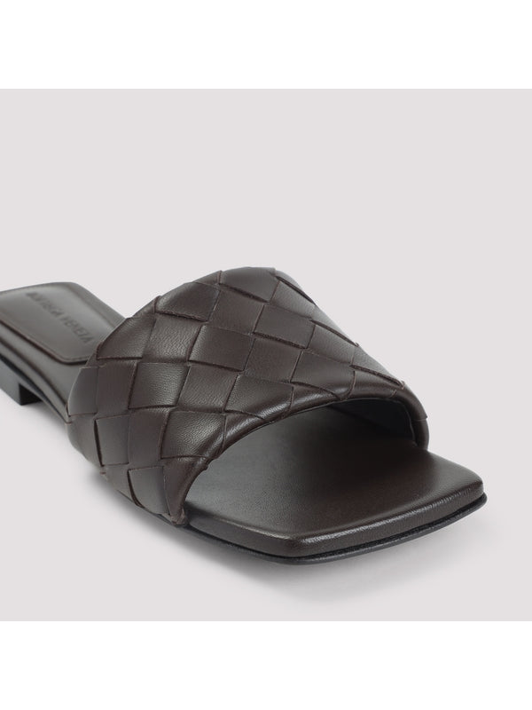 Bottega Veneta Brown Slides