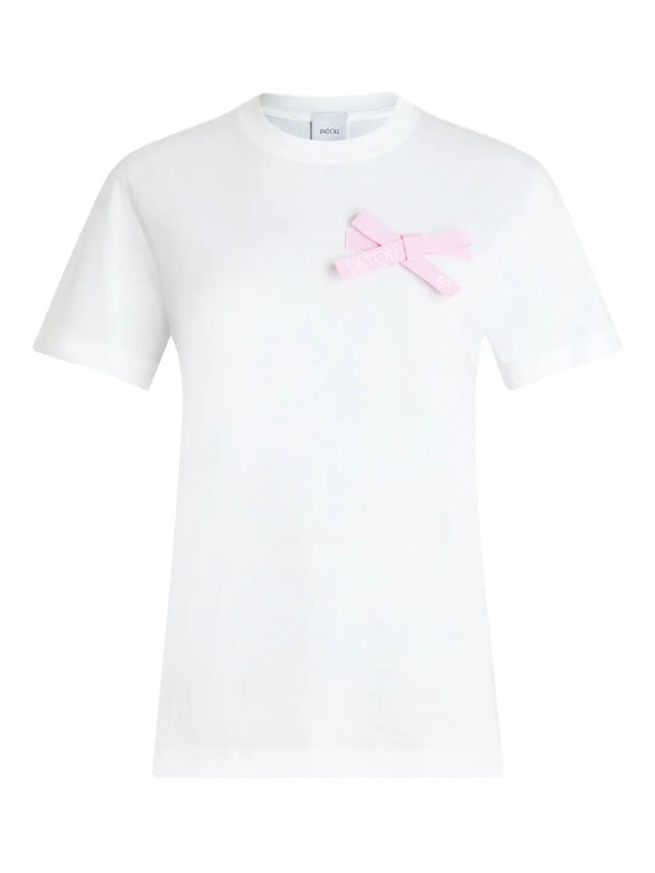 Patou White Short Sleeve T-Shirt