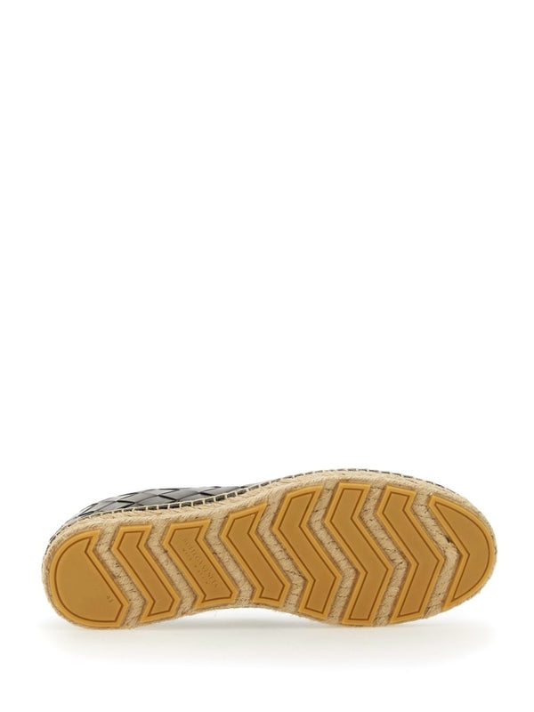 Intrecciato Leather Espadrilles