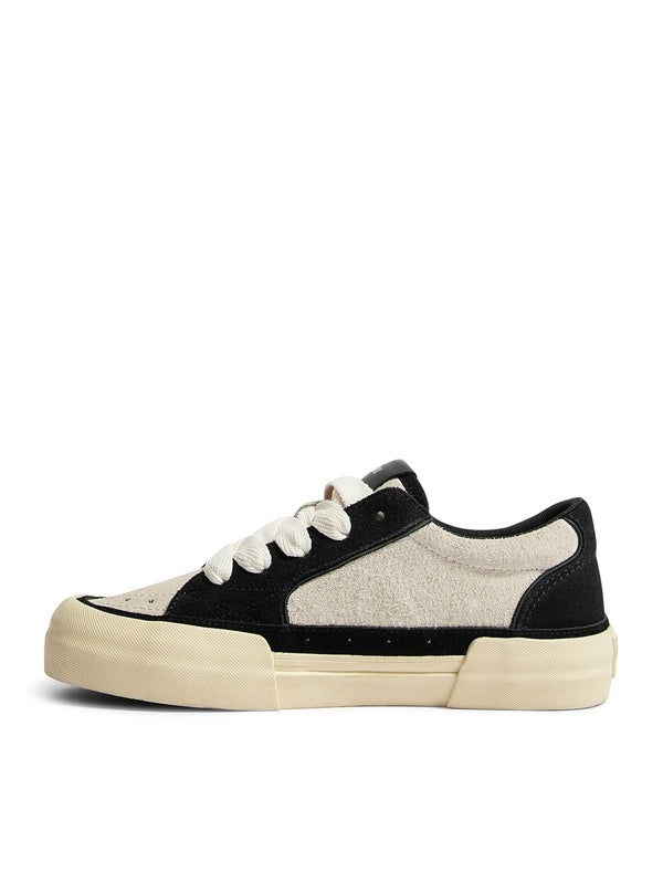 Star Patch Leather Low-Top
  Sneakers