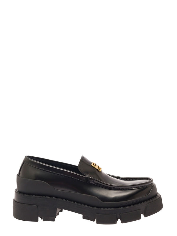 Terra Chunky Sole Leather Loafers