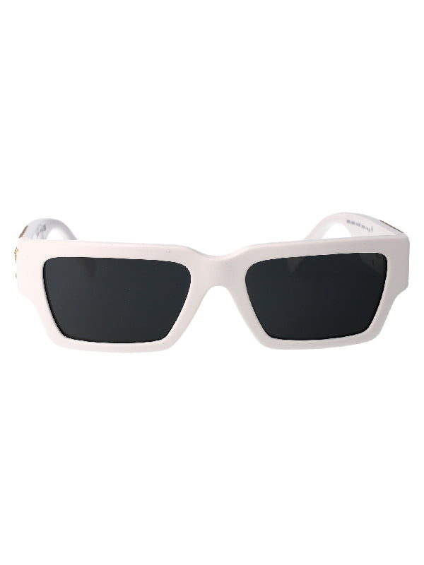 VE4459 Temple Medusa Square Sunglasses