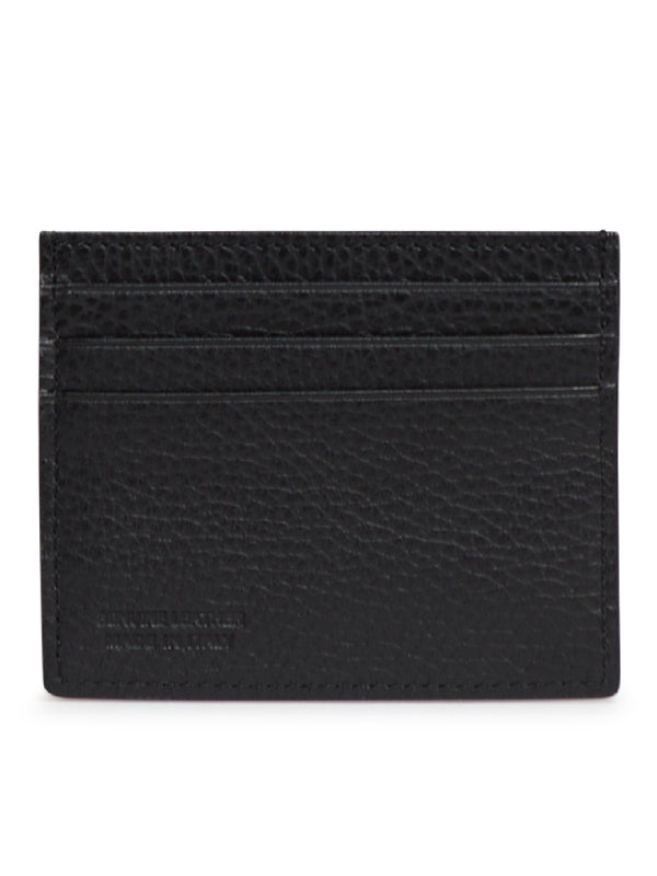 Logo Leather Card Wallet