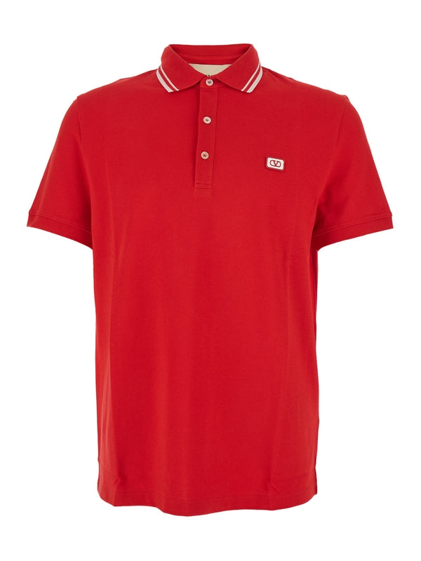 Valentino Red Polo Shirts