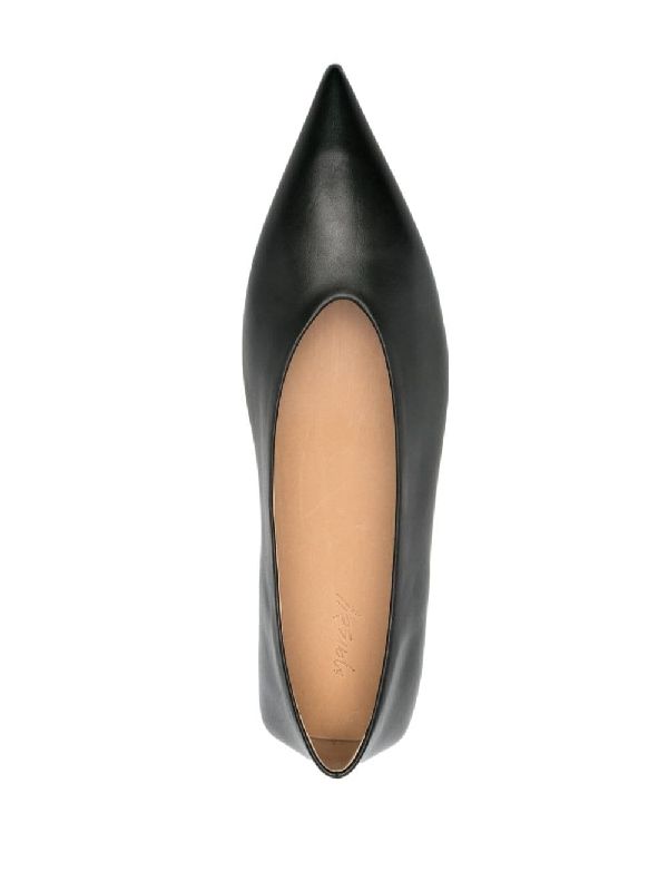 Ago Leather Ballerina Flats