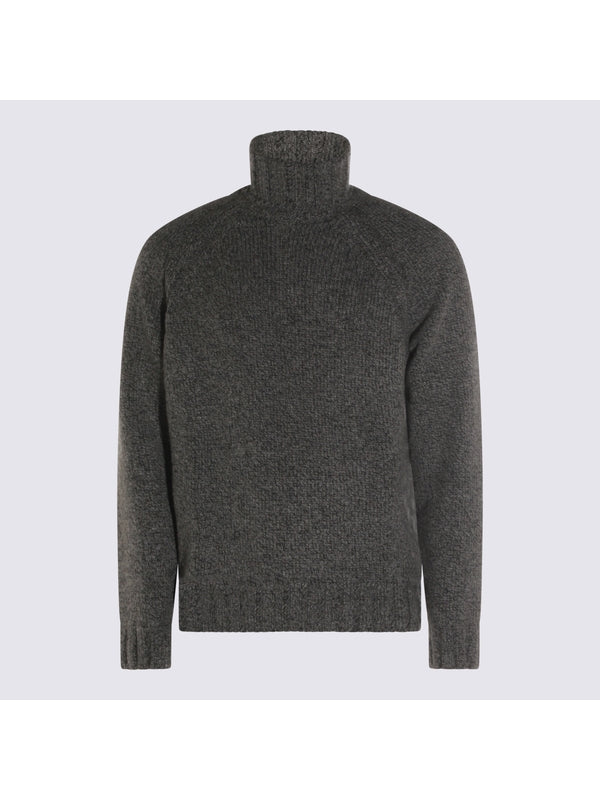 Z Zegna Grey Knitted