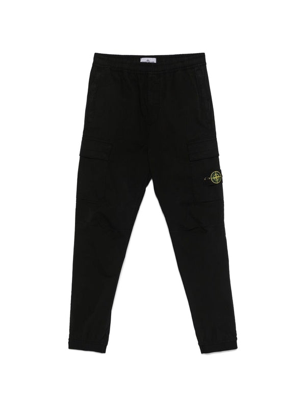 Appliqué Patch Cotton Cargo
  Jogger Pants