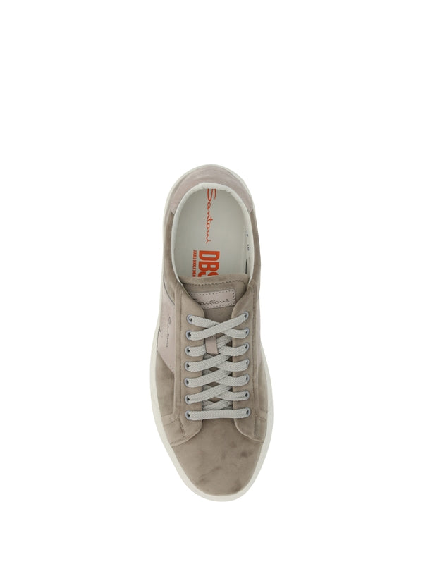 Logo Suede Low-Top
  Sneakers