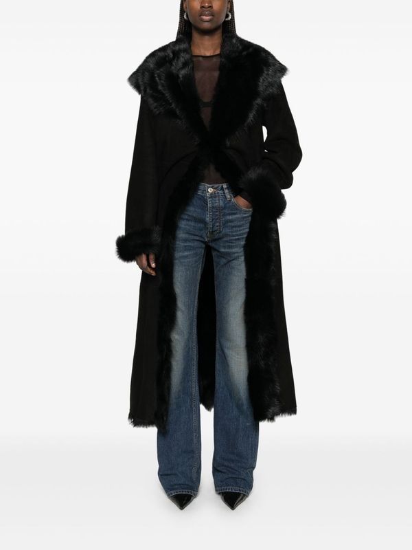 Washing Back Logo Patch Cotton Denim Pants