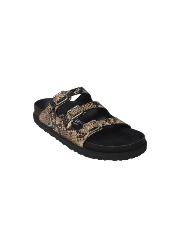 Birkenstock Beige Animal Pattern Sandals