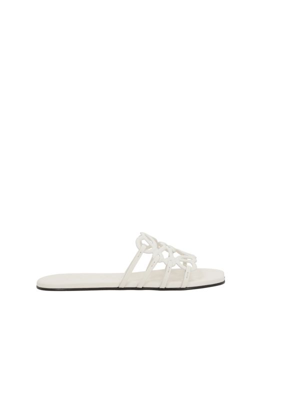 Petal Anagram Leather Slide