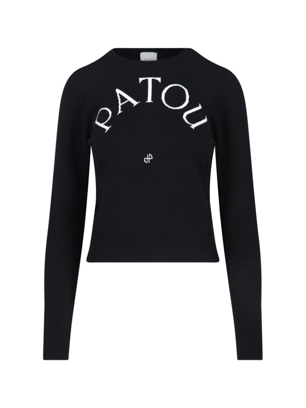 Patou Black Knitted