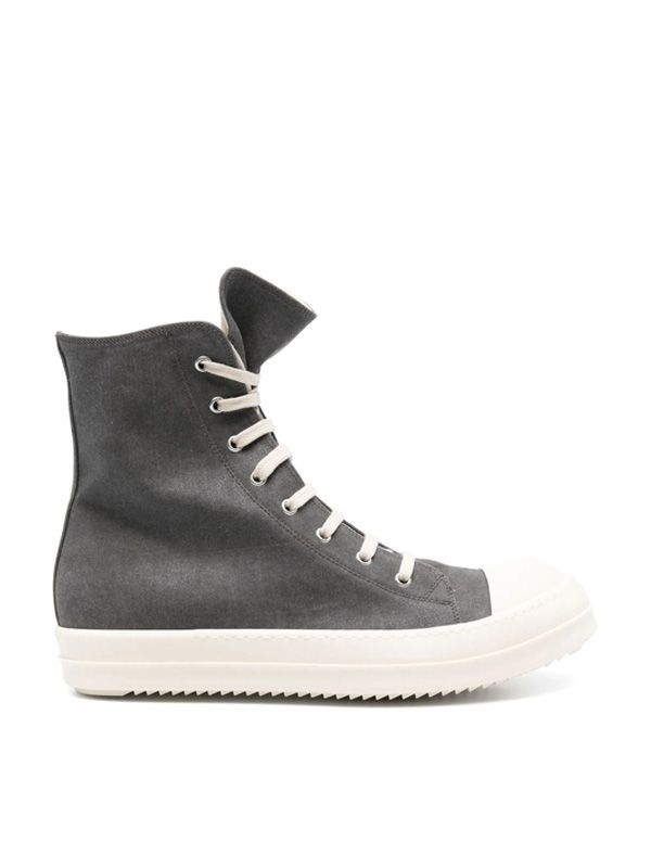 Rick Owens Drkshdw Grey High Top Sneakers