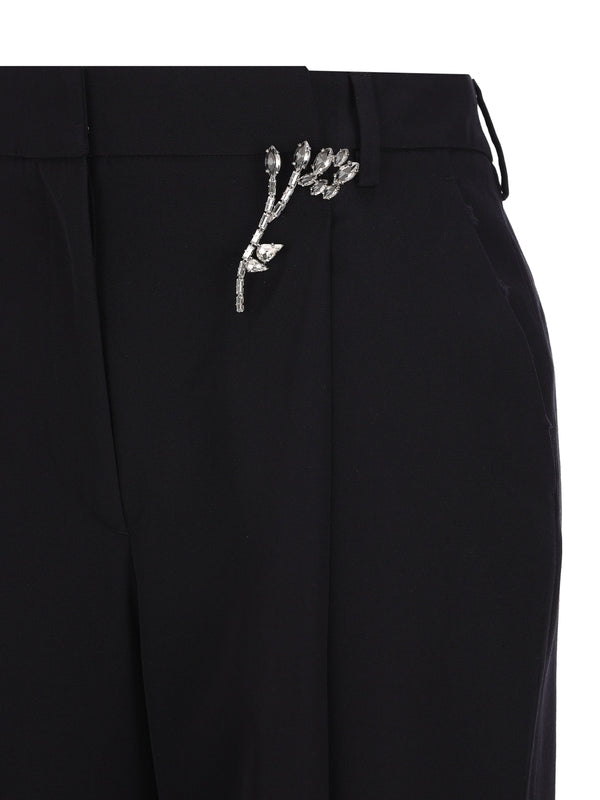 Crystal Detail Tailored Pants