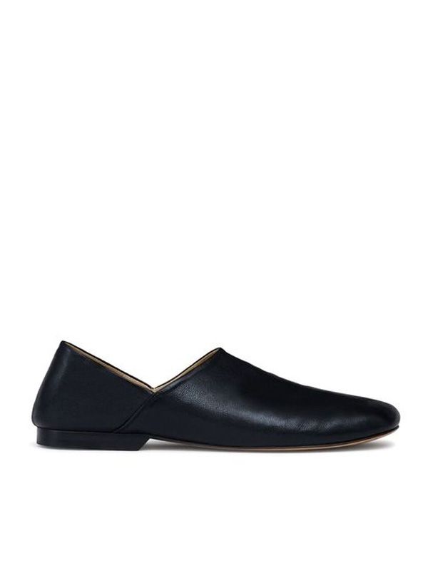 Soft Leather Slip-On Loafers