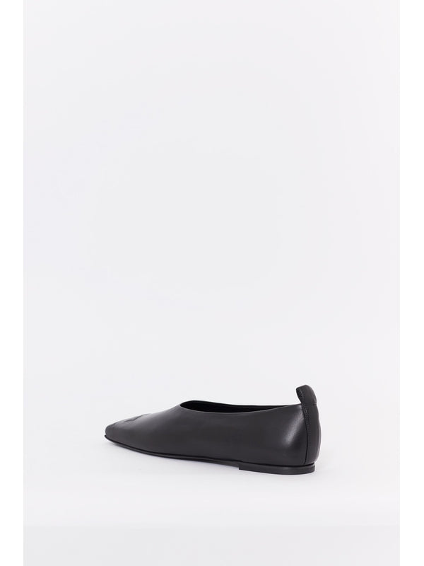 Courrèges Black Flat Shoes