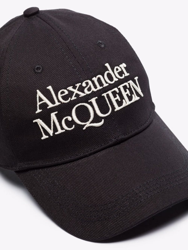Alexander Mcqueen Black Ball Cap