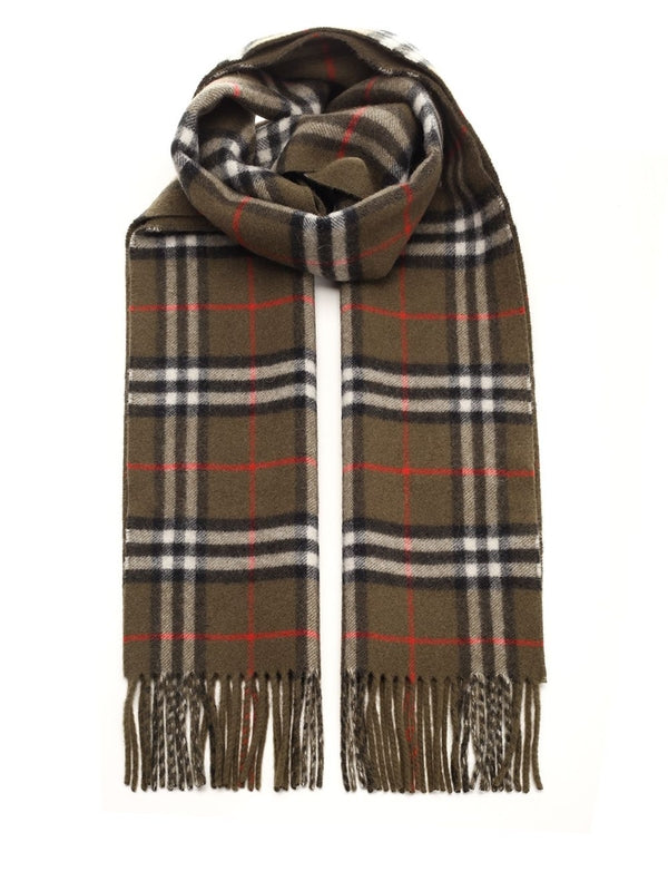 Cashmere Checked Scarf