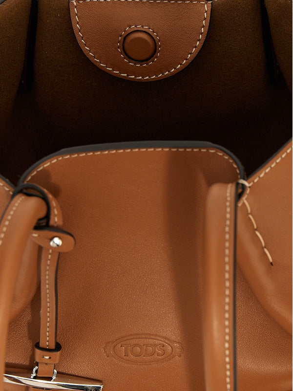 Bux Leather
  Raffia Small Tote Bag