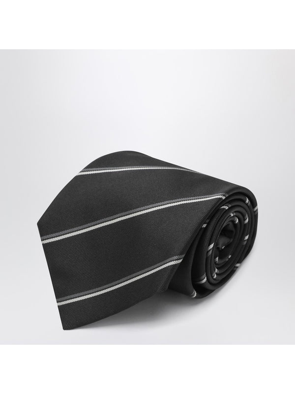 Saint Laurent Black Neck Ties