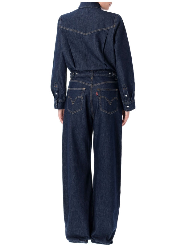 Levi'S Navy Jumpsuit