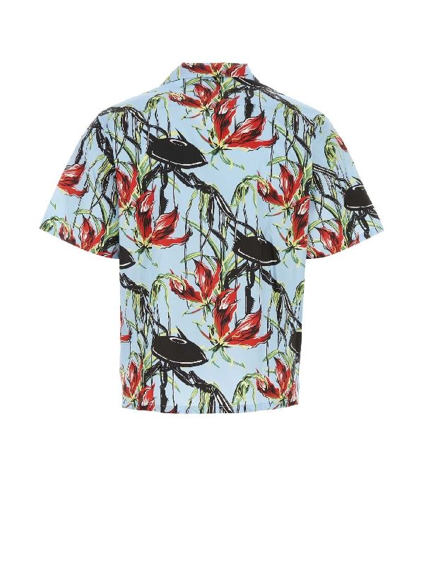 All-over Print Cotton Short Sleeve Shirt