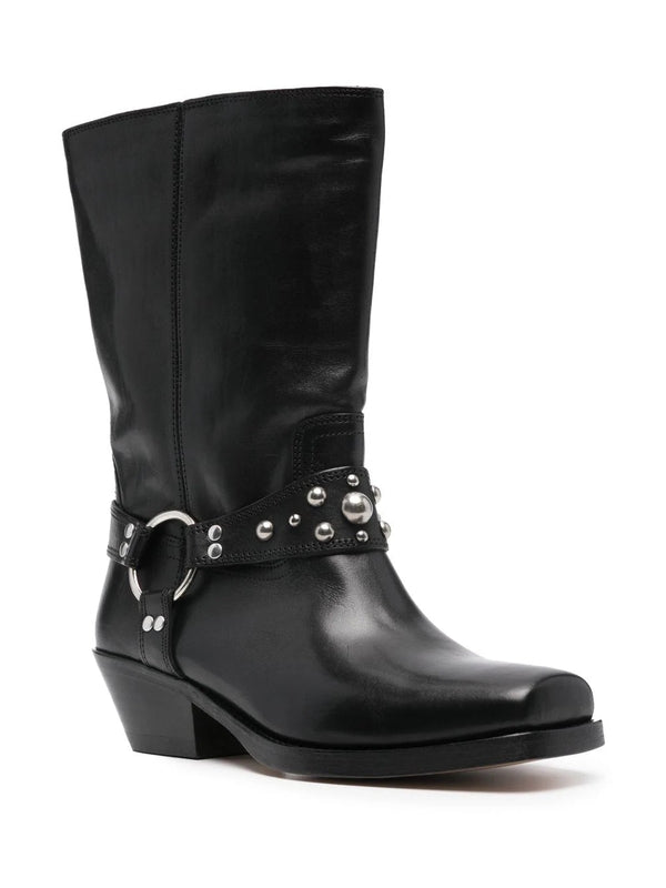 Antia Harness Leather Ankle Boots